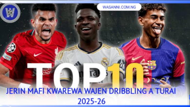 Jerin Mafi Kwarewa Wajen Dribbling A Turai 2025-26: Lamine Yamal Ya Zarce Kowa 20 1000497665